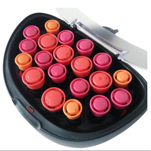 Remington H-5600 Flocked Hot Rollers Near New No Clips - Picture 9 of 9